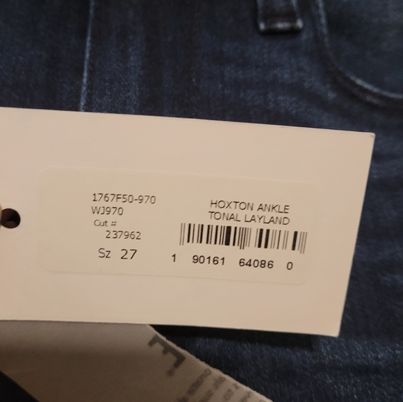 Paige Hoxton Ankle Tonal Layland Skinny Jeans Size 27 - Picture 5 of 7